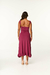 Vestido Midi Evasê com Babados - loja online