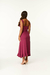 Vestido Midi Evasê com Babados - Zaleski