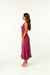 Vestido Midi Evasê com Babados na internet