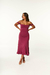 Imagem do Vestido Midi Evasê com Babados