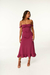 Imagem do Vestido Midi Evasê com Babados