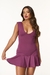 Vestido Curto Decotado com Short Embutido - Zaleski
