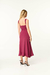 Vestido Midi Evasê com Babados - loja online