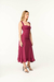 Vestido Midi Evasê com Babados na internet