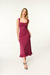 Vestido Midi Evasê com Babados - loja online