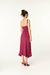 Vestido Midi Evasê com Babados - loja online