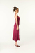 Vestido Midi Evasê com Babados - Zaleski