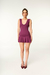 Vestido Curto Decotado com Short Embutido - Zaleski