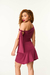 Vestido Curto Assimétrico de Amarração no Braço com Short - comprar online