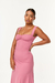 Vestido Midi Evasê com Babados na internet