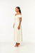 Vestido Midi com Busto Transpassado - comprar online