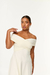 Vestido Midi com Busto Transpassado