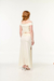Top ombro a ombro com detalhe torcido no busto - comprar online