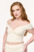 Top ombro a ombro com detalhe torcido no busto - comprar online