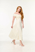 Vestido Midi com Busto Transpassado - Zaleski