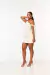 Vestido Curto Justo com Amarração no Braço - loja online