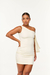 Vestido Curto Justo com Amarração no Braço - Zaleski