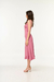 Vestido Midi Evasê com Babados - loja online