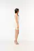 Vestido Curto Justo com Amarração no Braço - Zaleski