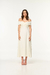 Vestido Midi com Busto Transpassado - Zaleski