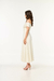 Vestido Midi com Busto Transpassado - comprar online