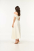 Vestido Midi com Busto Transpassado