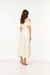 Vestido Midi com Busto Transpassado - loja online