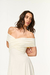 Vestido Midi com Busto Transpassado - comprar online