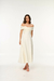 Vestido Midi com Busto Transpassado