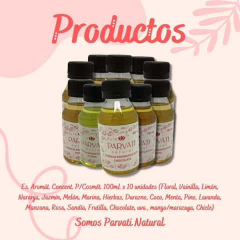 Combo Esencia Aromatica 100ml x 10