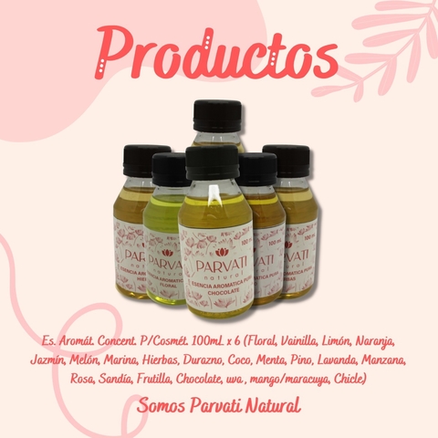 Combo Esencia Aromatica 100ml x 6