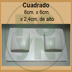 Molde de Plástico "Cuadrado"