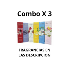 Saphirus- Difusor Aromatico Con Varillas - Pack 3 Fragancia