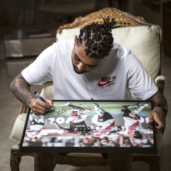 Quadro “GOL” Autografado pelo Gabigol - Edição Limitada