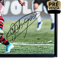 Quadro “GOL” Autografado pelo Gabigol - Edição Limitada na internet