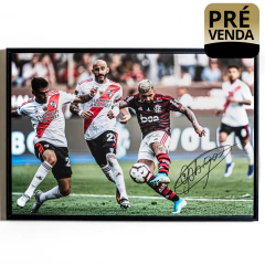 Quadro “GOL” Autografado pelo Gabigol - Edição Limitada - comprar online