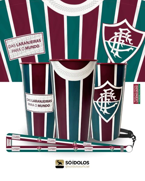 Kit Copo + Porta Copo Camisa OF 1 - Fluminense - comprar online