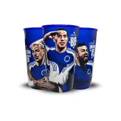 Copo Oficial Cruzeiro – Trio Celeste 2025 | Matheus Pereira, Christian e Fabrício Bruno – Só Ídolos na internet