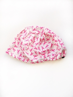 Cofia Lazos Rosa - Blanco Diseño exclusivo - comprar online