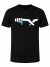 Camiseta 1/2 logo oficial preta