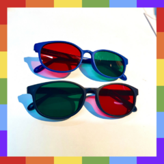 Gafas rojo/verde - comprar online