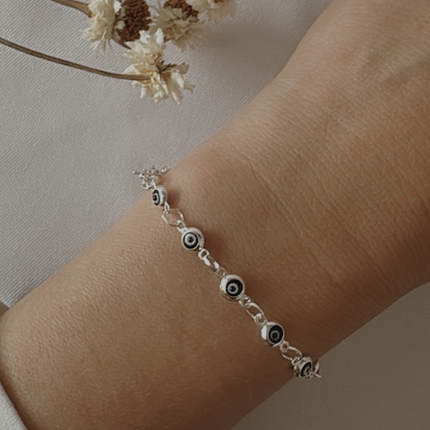 Pulsera Eyes (plata 925) - comprar online