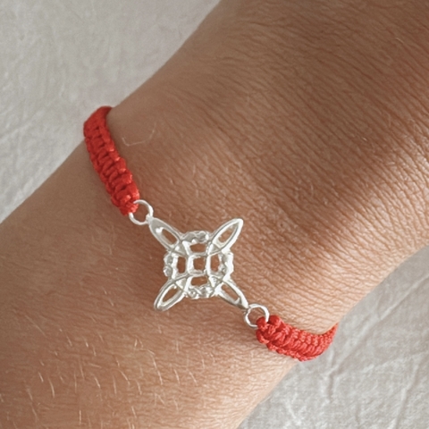 Pulsera Nudo de bruja (plata 925) - comprar online
