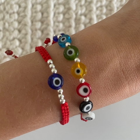 Pulsera ojito Colors (plata925)