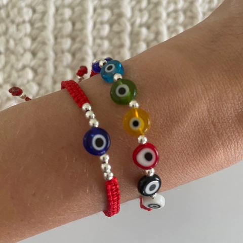 Pulsera ojito Colors (plata925)