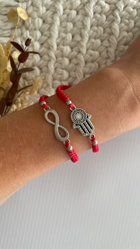 Pulsera Infinito red