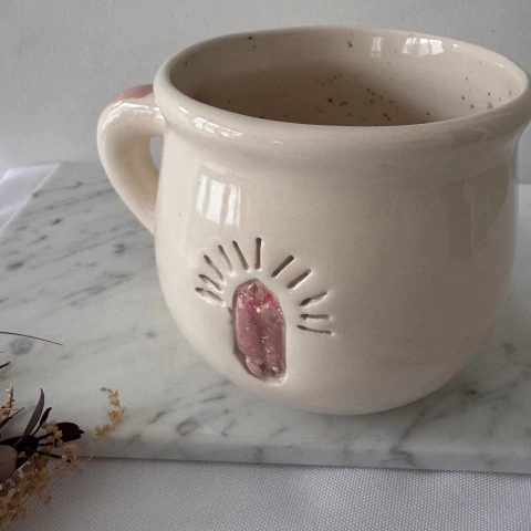 Taza Cristal glitter - comprar online