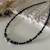 Collar Helena Hematite