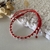 Pulsera Lucky red (plata 925)