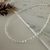 Collar Miku Blanco (plata 925)